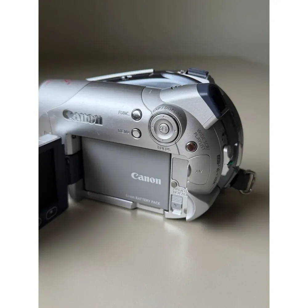Canon DC100 Handheld DVD RW Camcorder Handycam Video Camera y2k 2000s WORKS KIT